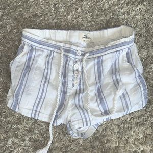 Oneill beach shorts white with stripes medium